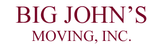 Big John's Moving INC. Logo